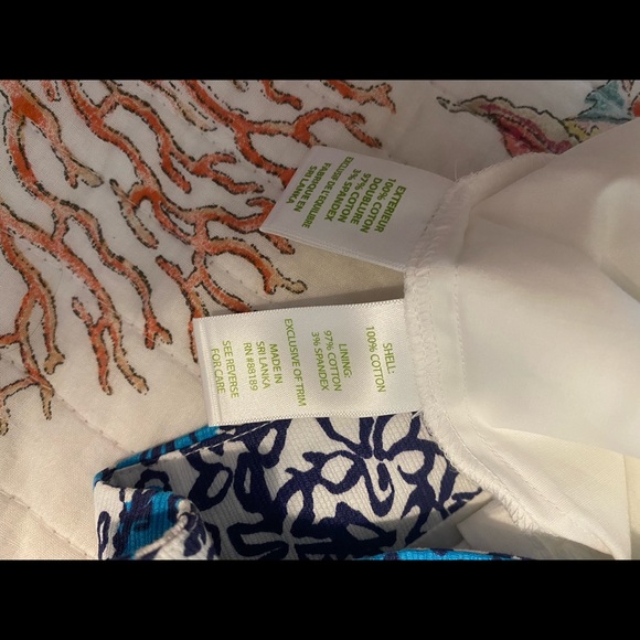 Lilly Pulitzer Marigold Skort in Ariel Blue.Perfect condition.Worn once/like new - Picture 5 of 6